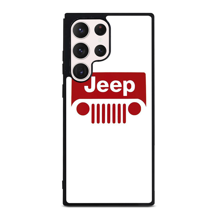 JEEP CAR LOGO RED Samsung Galaxy S23 Ultra Case Cover