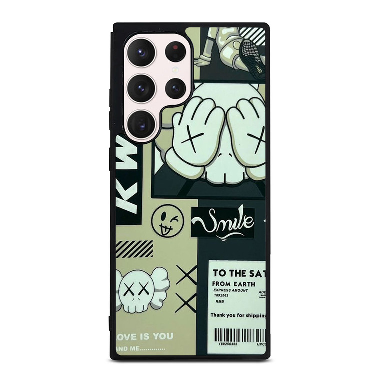 KAWS SMILE Samsung Galaxy S23 Ultra Case Cover