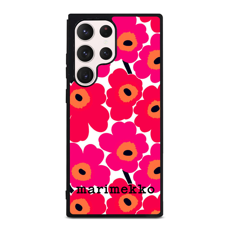 MARIMEKKO UNIKO RED FLOWER Samsung Galaxy S23 Ultra Case Cover MARIMEKKO UNIKO RED FLOWER Samsung Galaxy S23 Ultra Case Cover