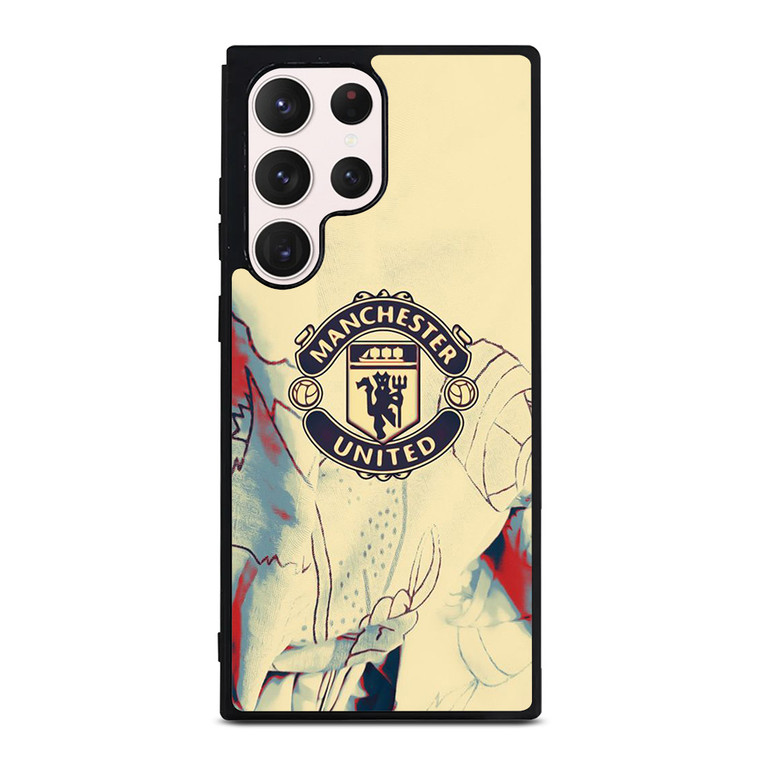 RED DEVILS MANCHESTER UNITED FC LOGO Samsung Galaxy S23 Ultra Case Cover RED DEVILS MANCHESTER UNITED FC LOGO Samsung Galaxy S23 Ultra Case Cover
