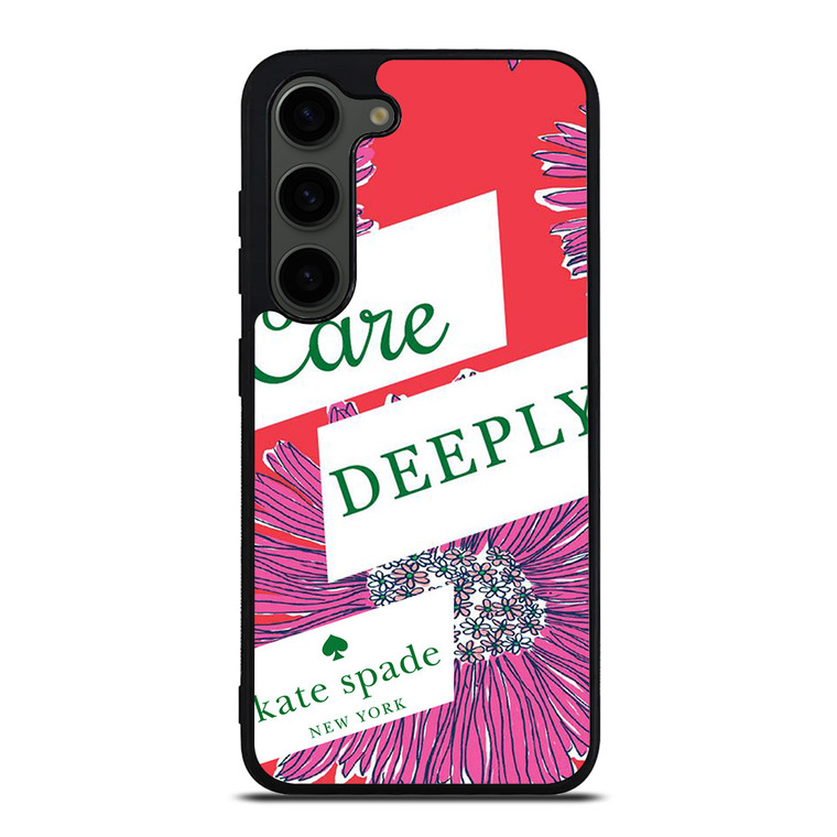 KATE SPADE NEW YORK CARE DEEPLY Samsung Galaxy S23 Plus Case Cover KATE SPADE NEW YORK CARE DEEPLY Samsung Galaxy S23 Plus Case Cover