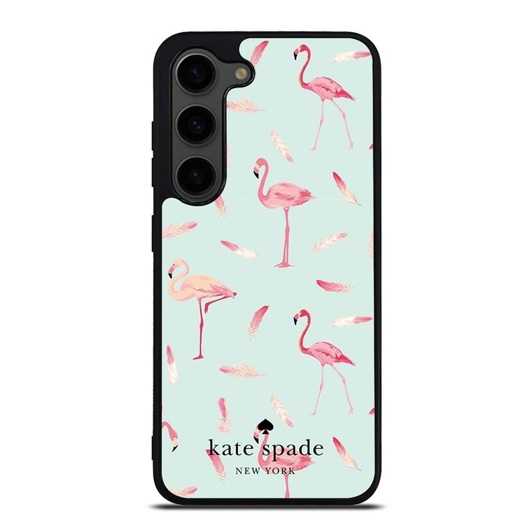 KATE SPADE NEW YORK LOGO FLAMINGOS Samsung Galaxy S23 Plus Case Cover