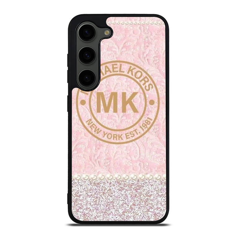 MICHAEL KORS MK LOGO PINK Samsung Galaxy S23 Plus Case Cover