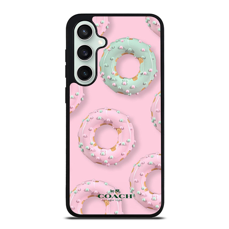 COACH NEW YORK LOGO DONUTS ICON Samsung Galaxy S23 FE Case Cover