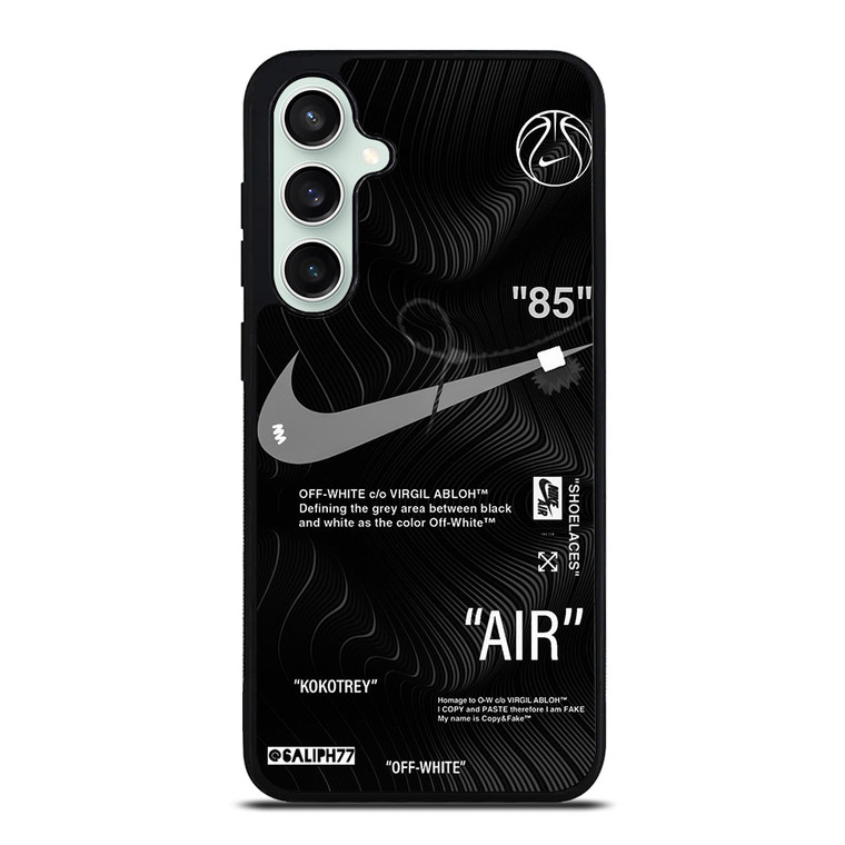 OFF-WHITE NIKE AIR JORDAN BLACK Samsung Galaxy S23 FE Case Cover OFF-WHITE NIKE AIR JORDAN BLACK Samsung Galaxy S23 FE Case Cover