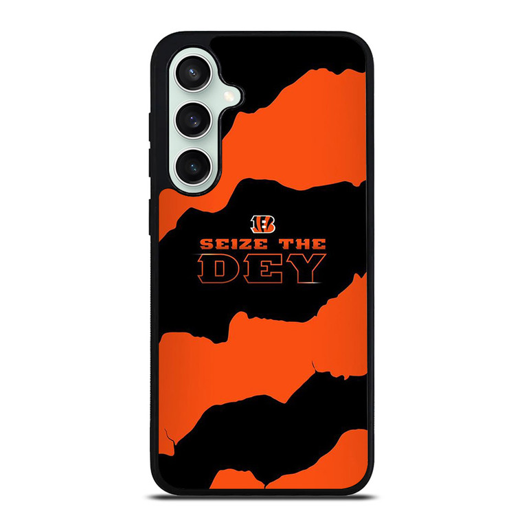 SEIZE THE DEY CINCINNATI BENGALS LOGO FOOTBALL TEAM Samsung Galaxy S23 FE Case Cover
