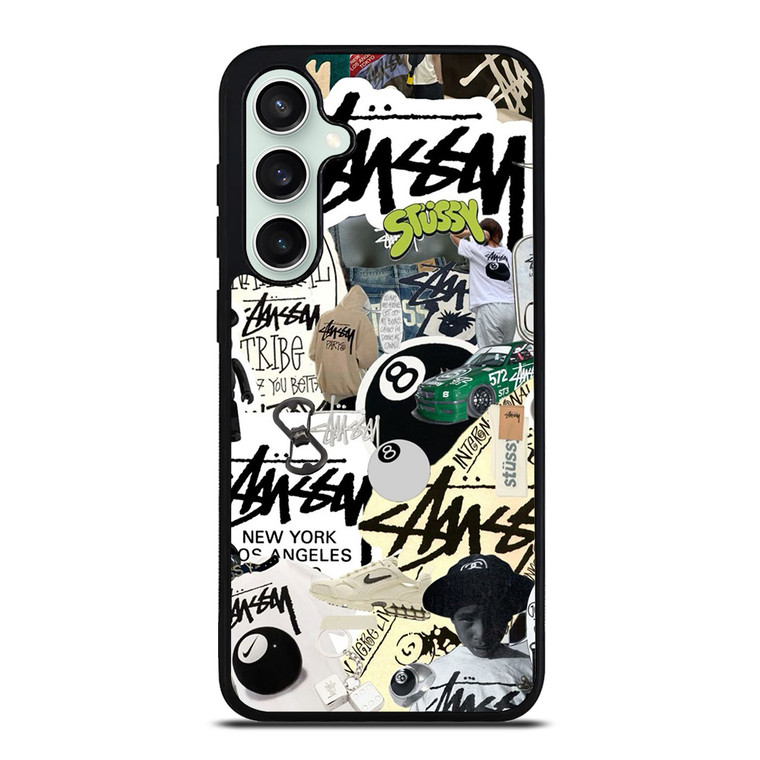 STUSSY COLLAGE Samsung Galaxy S23 FE Case Cover STUSSY COLLAGE Samsung Galaxy S23 FE Case Cover