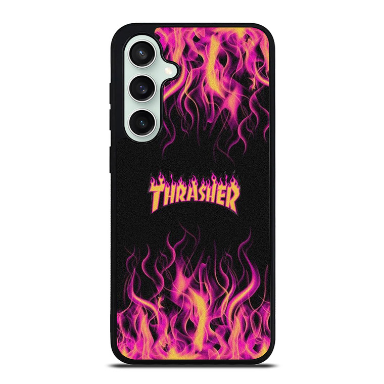 THRASHER FLAME SKATEBOARD MAGAZINE Samsung Galaxy S23 FE Case Cover