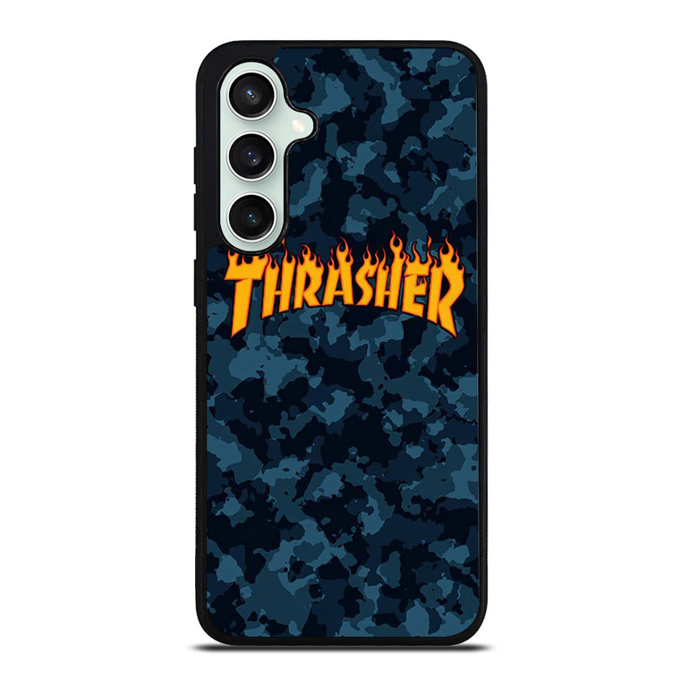 THRASHER SKATEBOARD CAMO BLUE Samsung Galaxy S23 FE Case Cover THRASHER SKATEBOARD CAMO BLUE Samsung Galaxy S23 FE Case Cover
