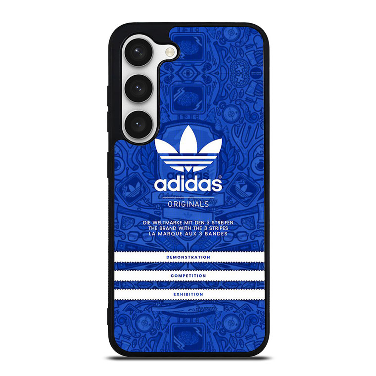 ADIDAS LOGO ORIGINALS BLUE Samsung Galaxy S23 Case Cover