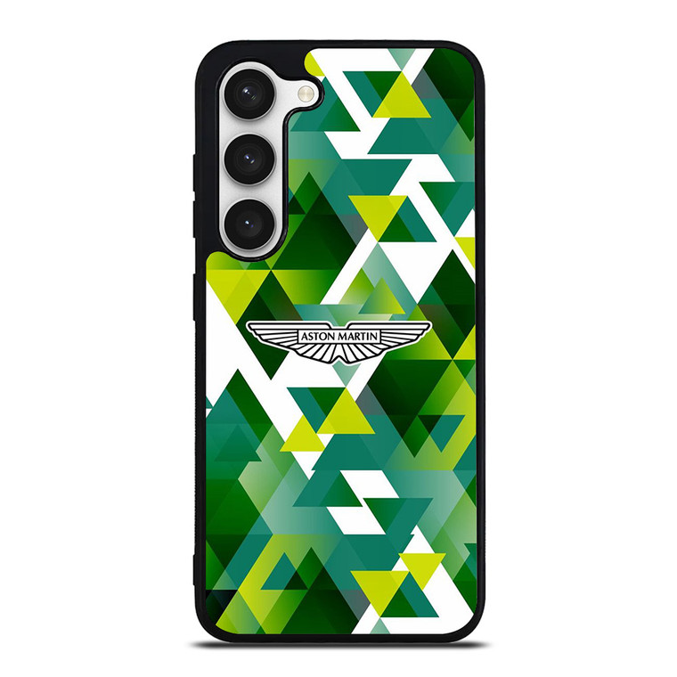 ASTON MARTIN LOGO GREEN TRIANGLE Samsung Galaxy S23 Case Cover