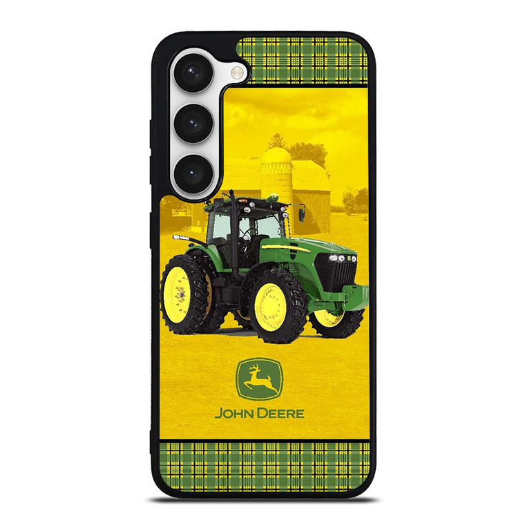 JOHN DEERE TRACTOR COMPANY LOGO Samsung Galaxy S23 Case Cover JOHN DEERE TRACTOR COMPANY LOGO Samsung Galaxy S23 Case Cover
