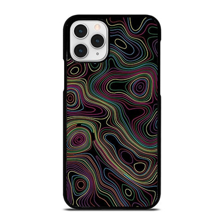 COLORFUL ABSTRACT LINES iPhone 11 Pro Case Cover