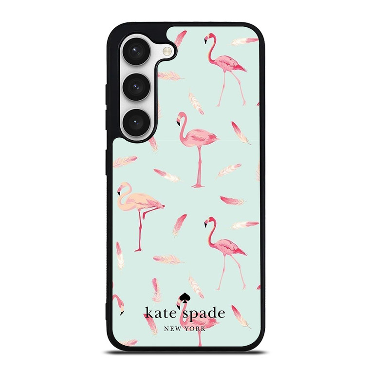 KATE SPADE NEW YORK LOGO FLAMINGOS Samsung Galaxy S23 Case Cover