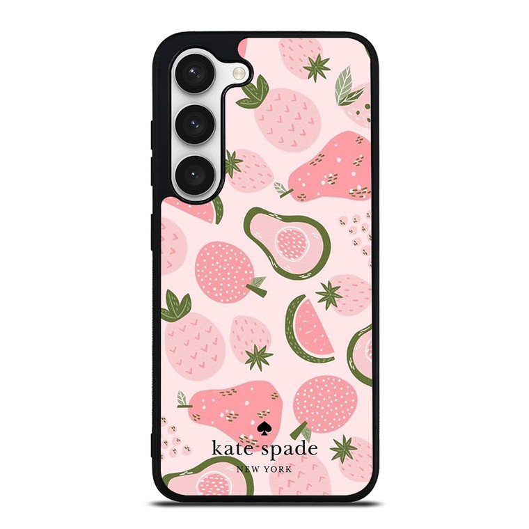KATE SPADE NEW YORK LOGO FRUITS Samsung Galaxy S23 Case Cover