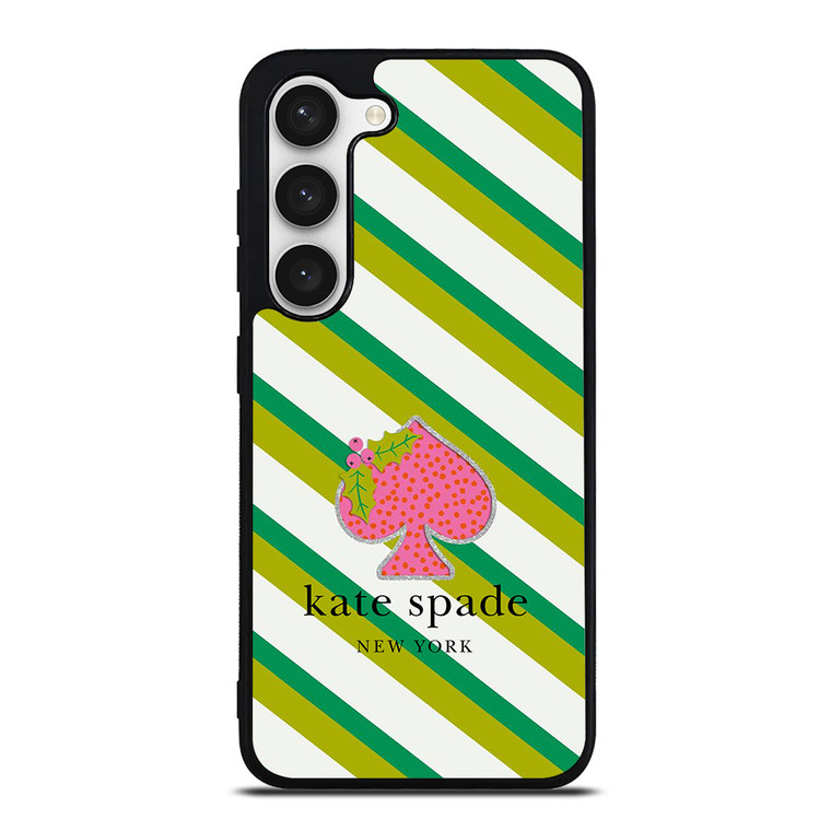 KATE SPADE NEW YORK LOGO FRUITY GREEN Samsung Galaxy S23 Case Cover
