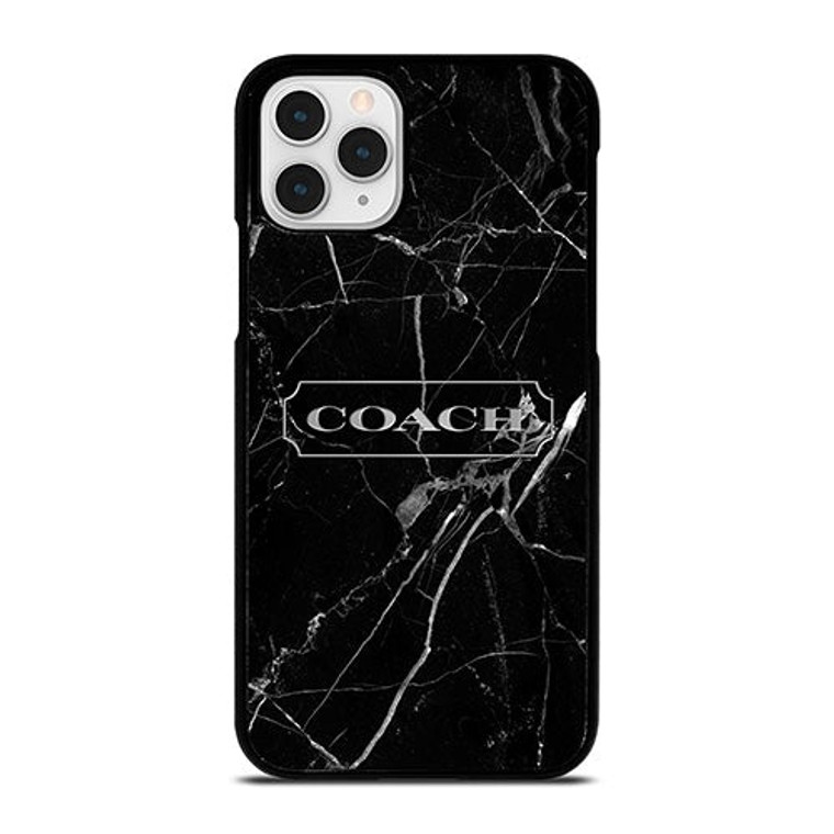 COACH NEW YORK SILVER MARBLE iPhone 11 Pro Case Cover