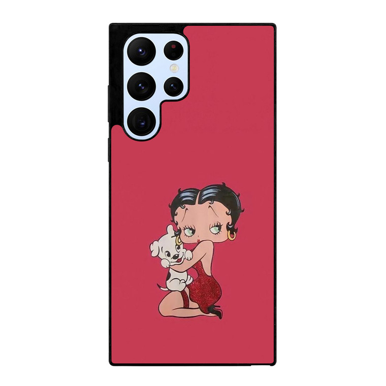 BETTY BOOP AND PUDGY CARTOON Samsung Galaxy S22 Ultra Case Cover