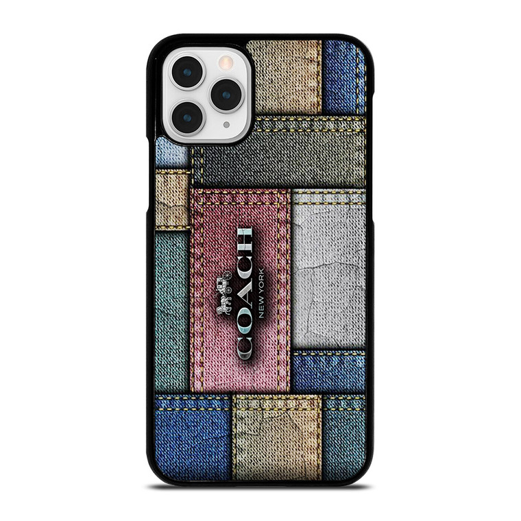 COACH NEW YORK LOGO JEANS  iPhone 11 Pro Case Cover