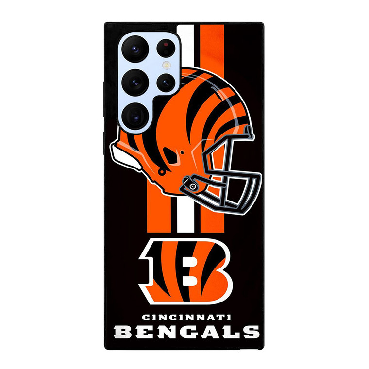 CINCINNATI BENGALS NFL FOOTBALL TEAM LOGO Samsung Galaxy S22 Ultra Case Cover