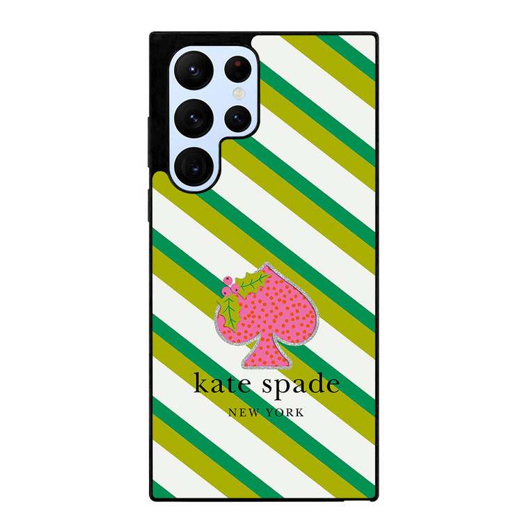 KATE SPADE NEW YORK LOGO FRUITY GREEN Samsung Galaxy S22 Ultra Case Cover