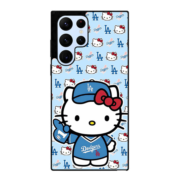 LA DODGERS HELLO KITTY Samsung Galaxy S22 Ultra Case Cover
