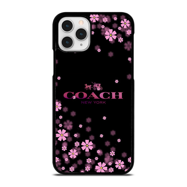 COACH FLOWERS PURPLE iPhone 11 Pro Case Cover