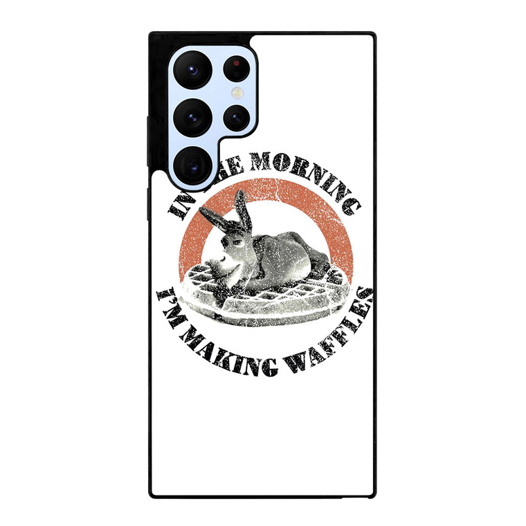 SHREK DONKEY MAKING WAFFLES Samsung Galaxy S22 Ultra Case Cover