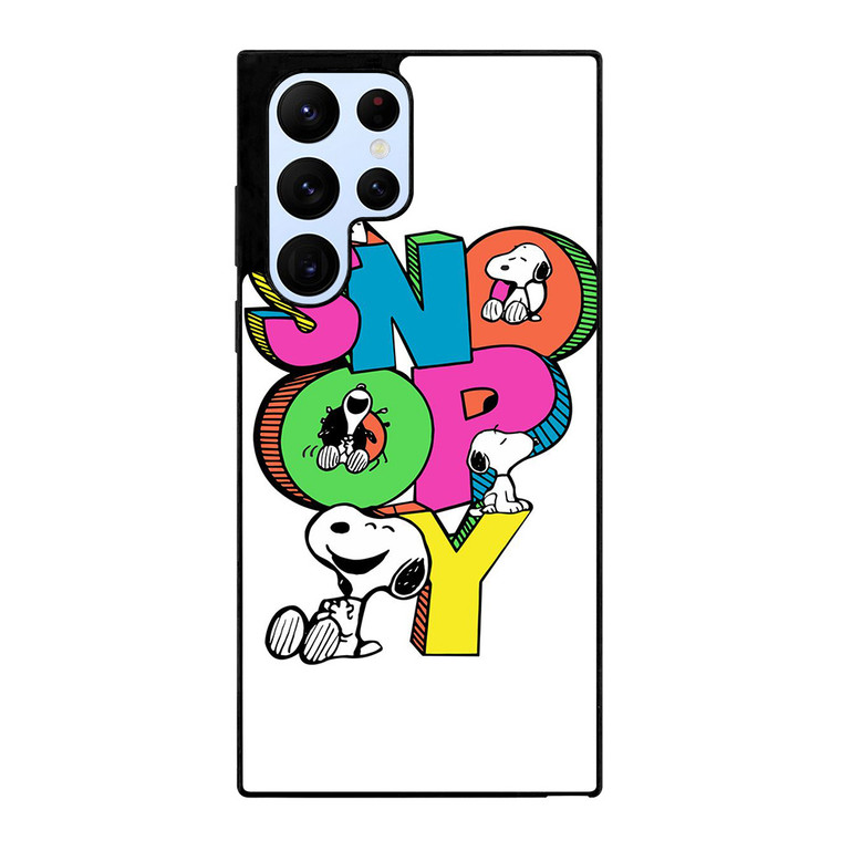 SNOOPY THE PEANUTS CARTOON Samsung Galaxy S22 Ultra Case Cover