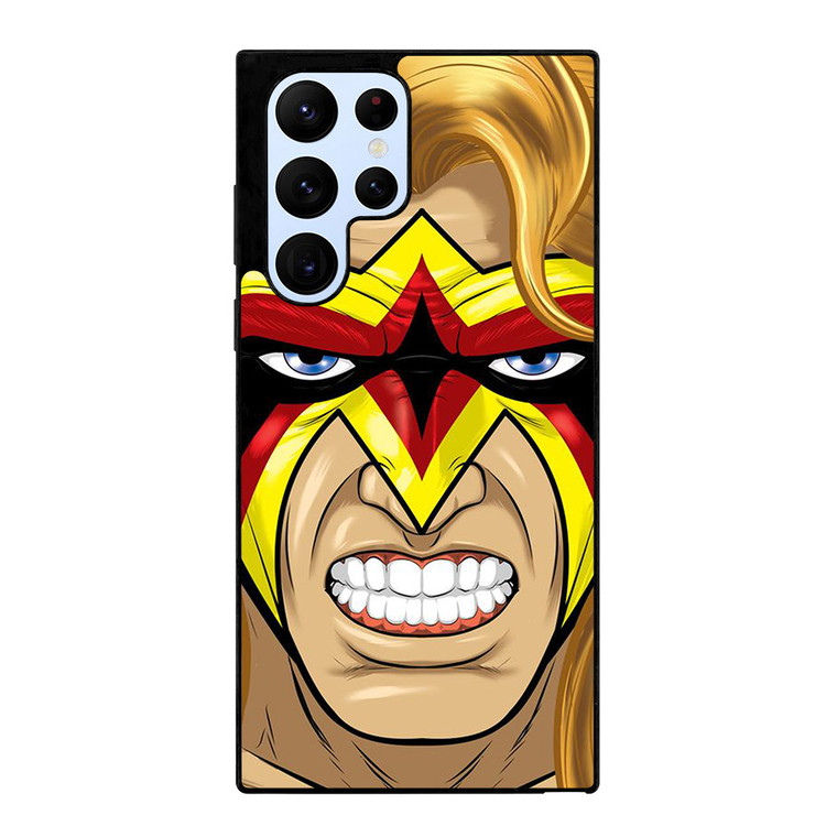 ULTIMATE WARRIOR WWE FACE CARTOON Samsung Galaxy S22 Ultra Case Cover