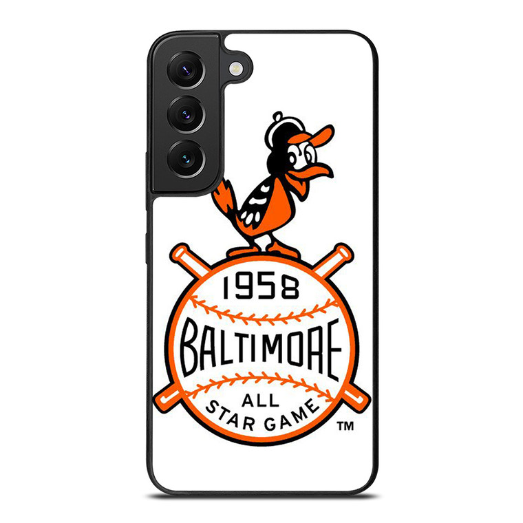 BALTIMORE ORIOLES LOGO BASEBALL TEAM 1958 Samsung Galaxy S22 Plus Case Cover