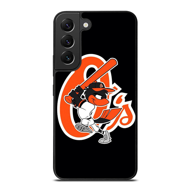 BALTIMORE ORIOLES LOGO BASEBALL TEAM MASCOT Samsung Galaxy S22 Plus Case Cover
