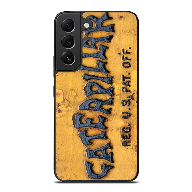 CATERPILLAR TRACTOR LOGO RUSTY EMBLEM Samsung Galaxy S22 Plus Case Cover