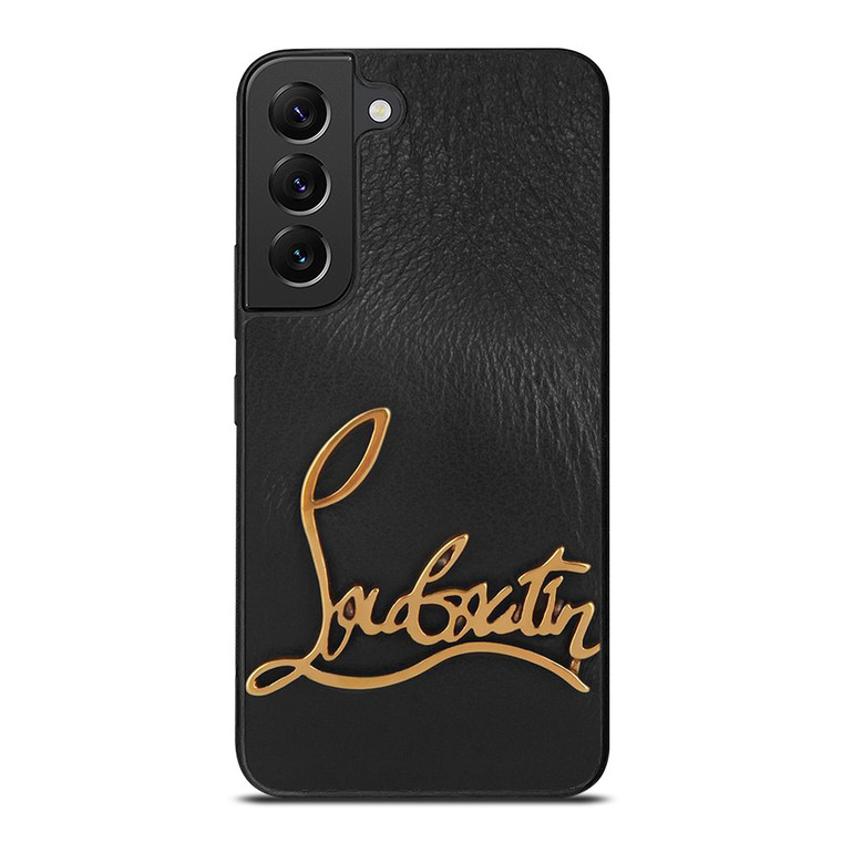 CHRISTIAN LOUBOUTIN LOGO LEATHER Samsung Galaxy S22 Plus Case Cover