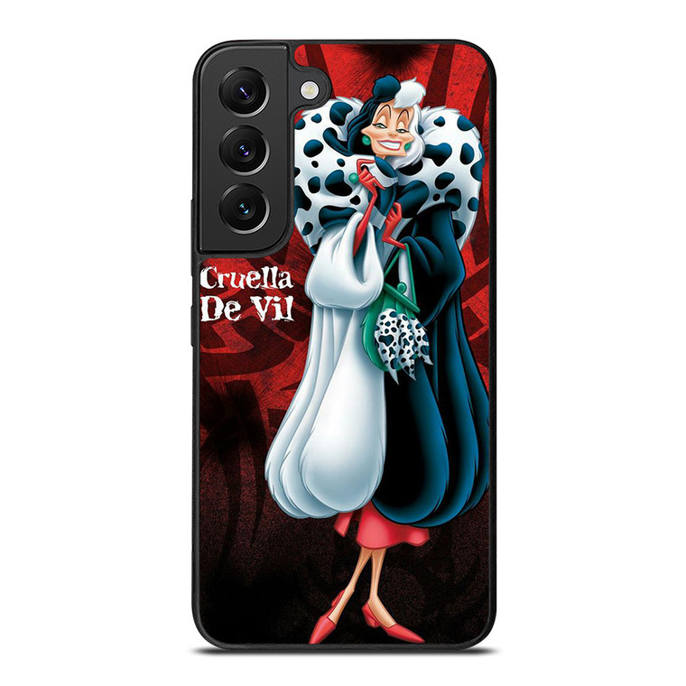CRUELLA DE VIL DISNEY VILLAIN Samsung Galaxy S22 Plus Case Cover