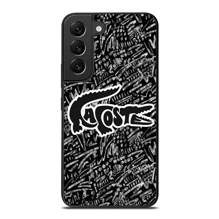 LACOSTE LOGO BLACK AND WHITE Samsung Galaxy S22 Plus Case Cover