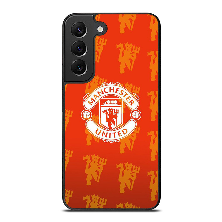 MANCHESTER UNITED FC LOGO RED DEVILS Samsung Galaxy S22 Plus Case Cover