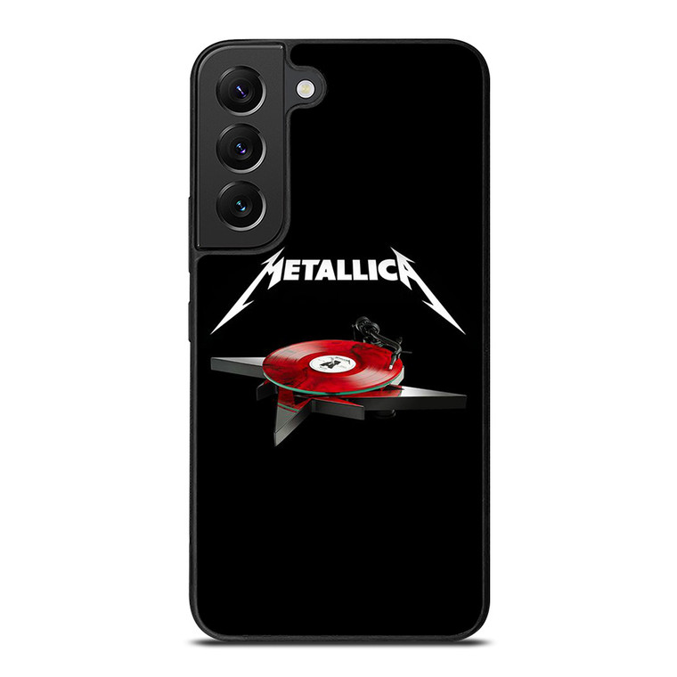 METALLICA BAND LOGO TURNTABLE Samsung Galaxy S22 Plus Case Cover