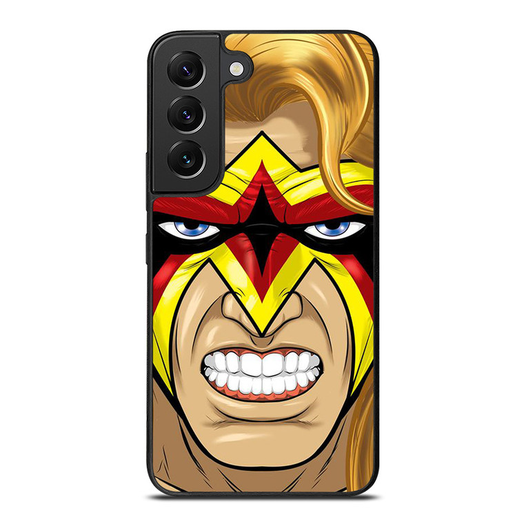 ULTIMATE WARRIOR WWE FACE CARTOON Samsung Galaxy S22 Plus Case Cover