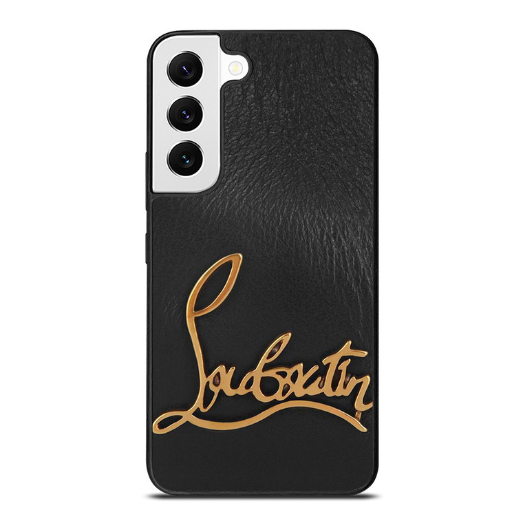 CHRISTIAN LOUBOUTIN LOGO LEATHER Samsung Galaxy S22 Case Cover