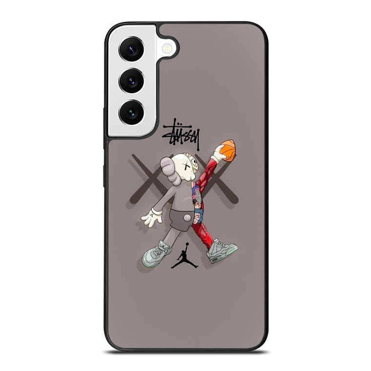 KAWS AIR JORDAN STUSSY Samsung Galaxy S22 Case Cover