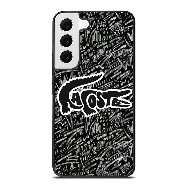 LACOSTE LOGO BLACK AND WHITE Samsung Galaxy S22 Case Cover