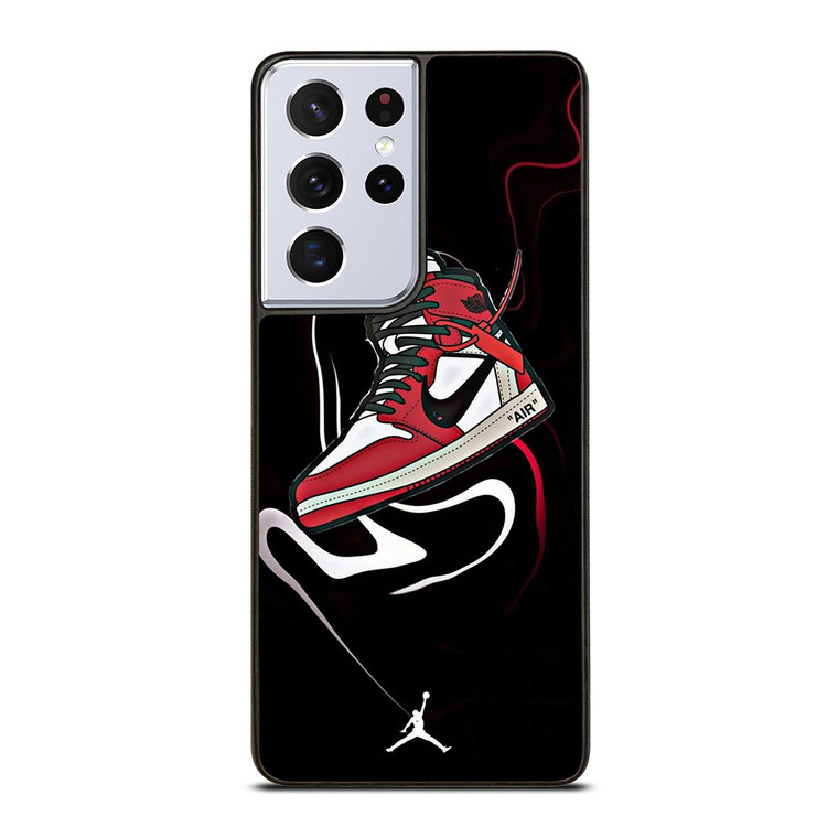 AIR JORDAN NIKE SHOE LOGO Samsung Galaxy S21 Ultra Case Cover AIR JORDAN NIKE SHOE LOGO Samsung Galaxy S21 Ultra Case Cover