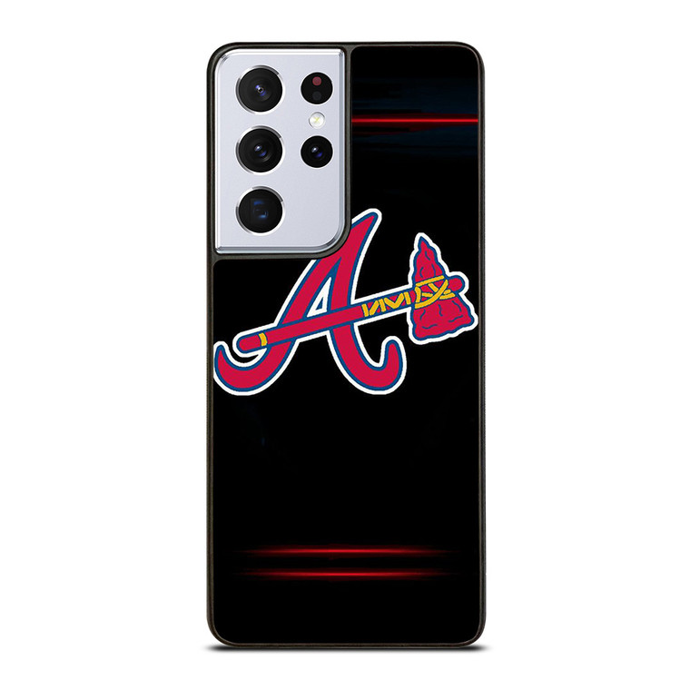 ATLANTA BRAVES ICON BASEBALL TEAM Samsung Galaxy S21 Ultra Case Cover