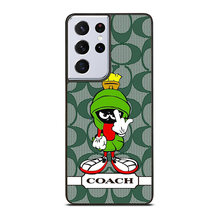 COACH NEW YORK LOGO MARVIN THE MARTIAN Samsung Galaxy S21 Ultra Case Cover