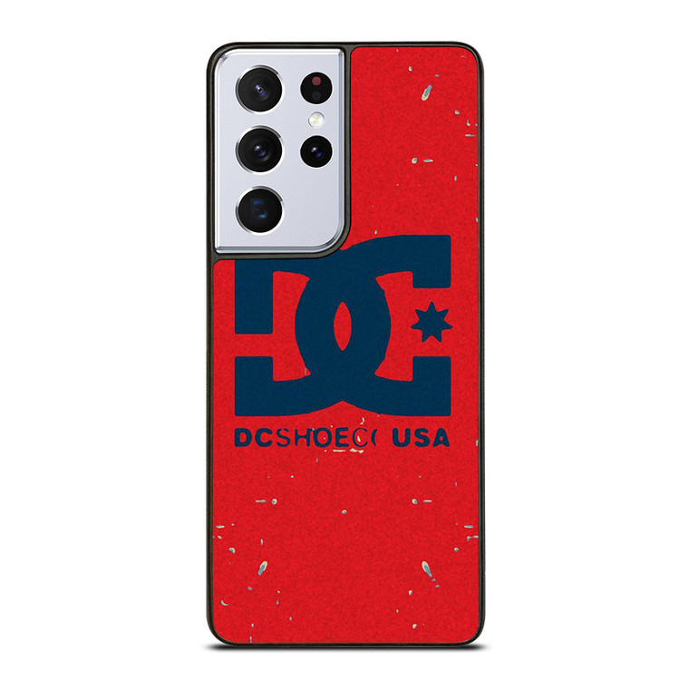 DC SHOE USA LOGO RED Samsung Galaxy S21 Ultra Case Cover