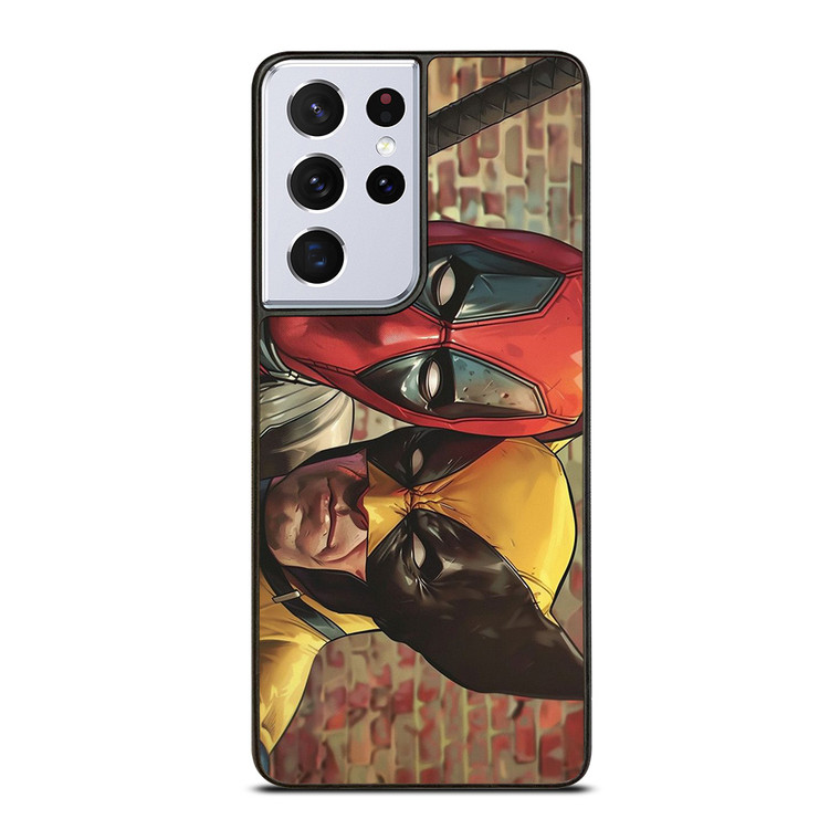 DEADPOOL X WOLVERINE MARVEL COMICS Samsung Galaxy S21 Ultra Case Cover