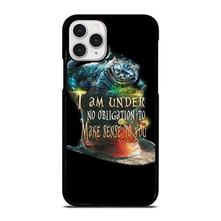 CHESHIRE CAT QUOTE ALICE IN WONDERLAND iPhone 11 Pro Case Cover