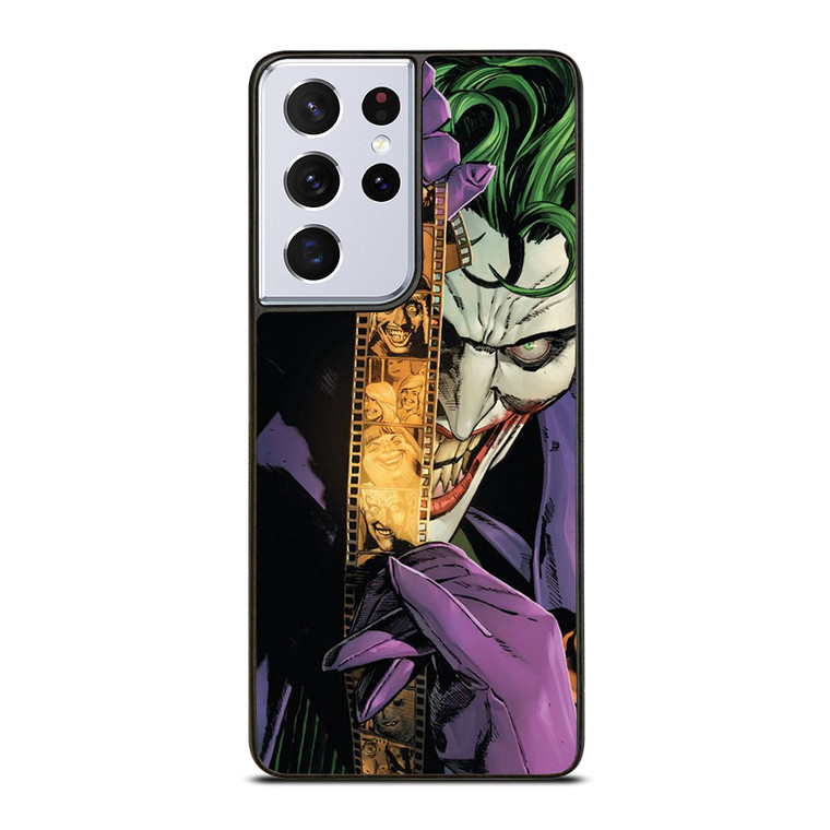 JOKER WITH FILM DC BATMAN CARTOON Samsung Galaxy S21 Ultra Case Cover