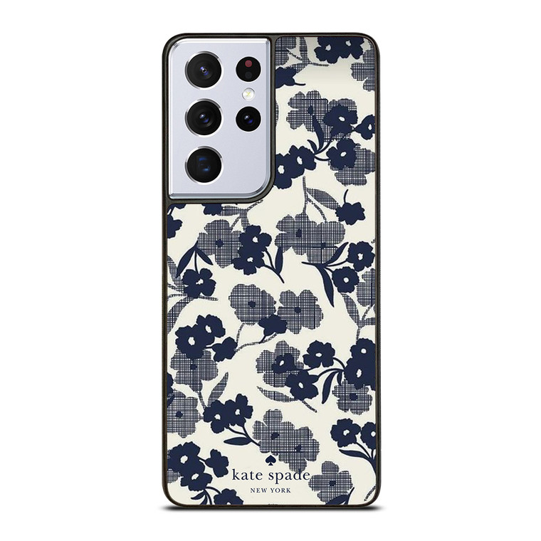 KATE SPADE NEW YORK BLUE FLORAL Samsung Galaxy S21 Ultra Case Cover